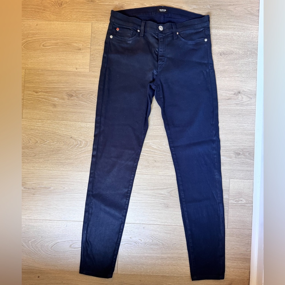 Hudson Krista Super Skinny Shiny Black Denim Jean
Size 31 - Picture 6 of 9